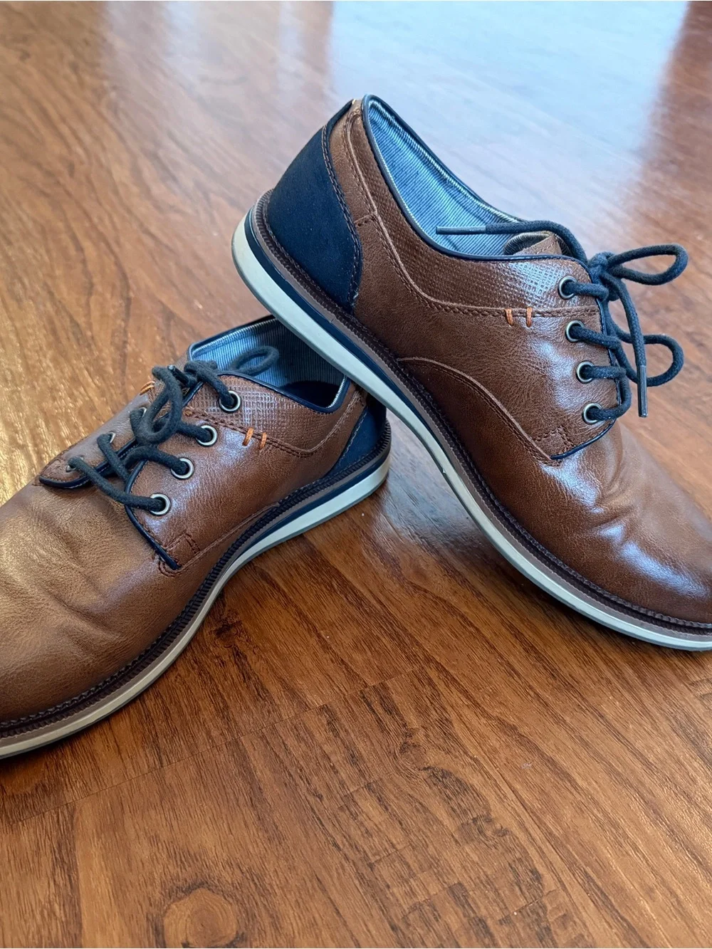 Sonoma Goods For Life Freer Cognac Oxford Dress Shoes Size 8 M